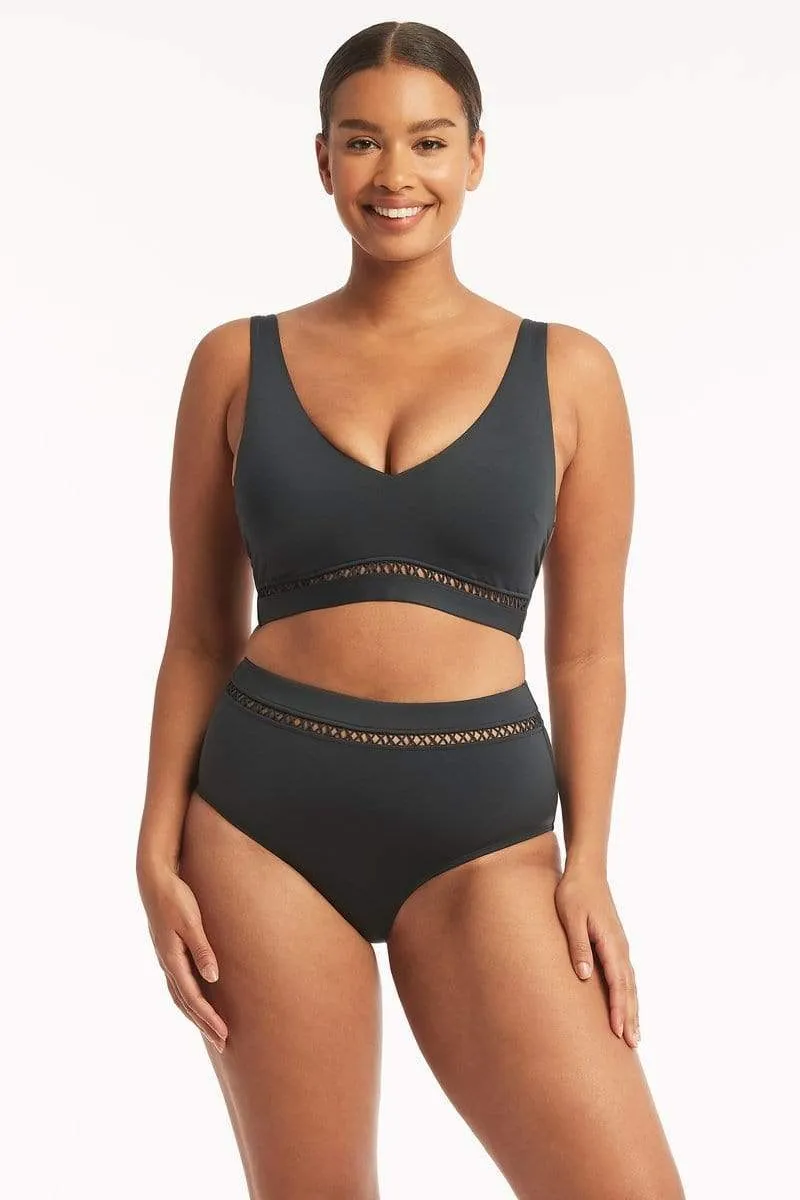 Sea Level Lola Shimmer D/DD Cup Bralette Bikini Top