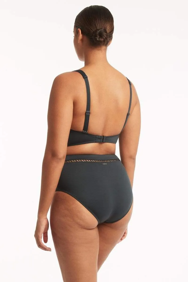 Sea Level Lola Shimmer D/DD Cup Bralette Bikini Top