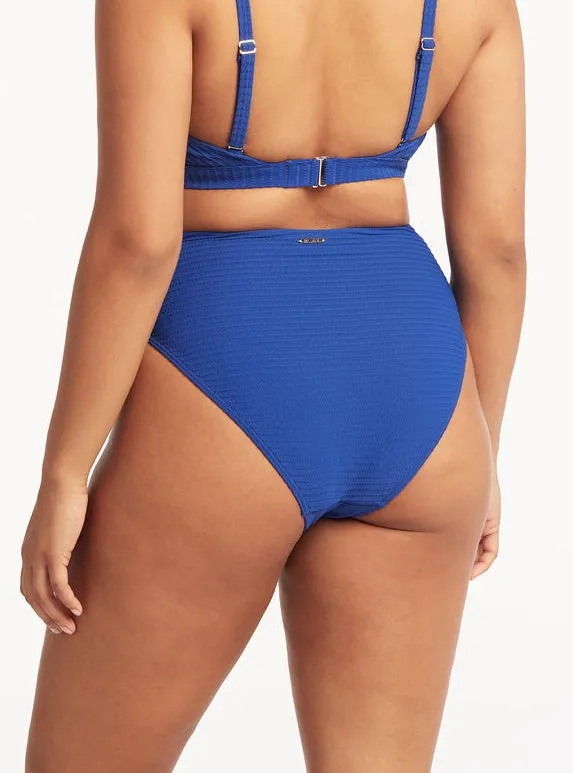 Sea Level Spinnaker Retro Hi Waist Bikini Bottom