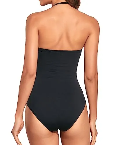 Slimming Halter One Piece Swimwear