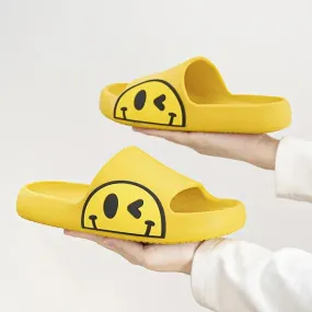 Smiley Face Cloud Slides – Fun Comfort for Every Step