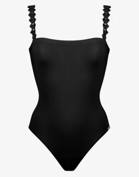 Softline Bandeau Swimsuit - Black