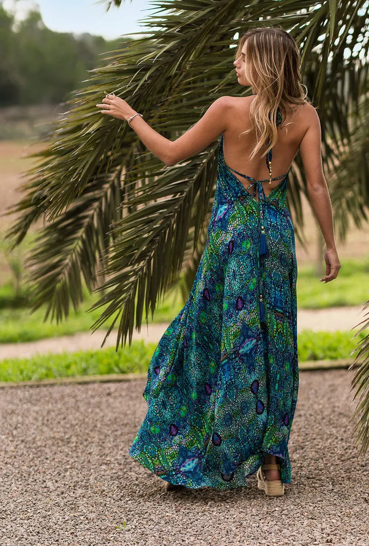 Sophia Alexia Silk Ibiza Maxi Dress