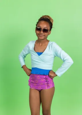 Spearmint | Youth Wrap Top Rashguard