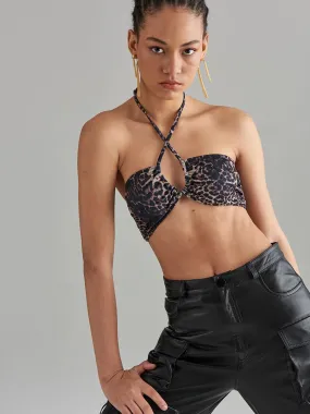 Strapless Bikini - Leopard