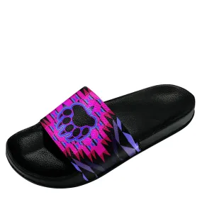 Sunset Bearpaw Blanket Pink Slide Sandals