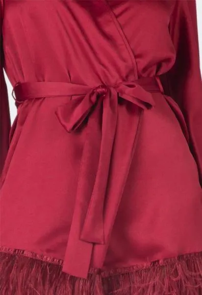 Swan Cover Up - Sangria -