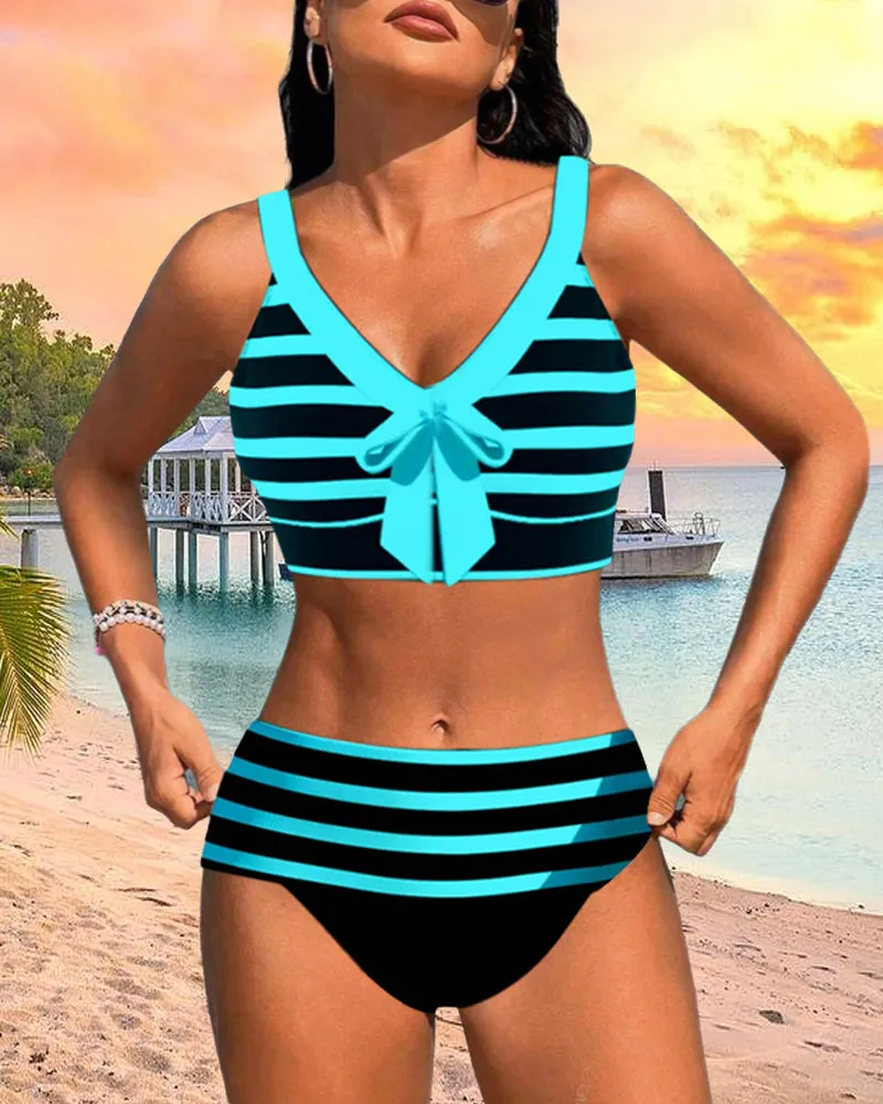 Sylis | Waisted | Striped Bikinis