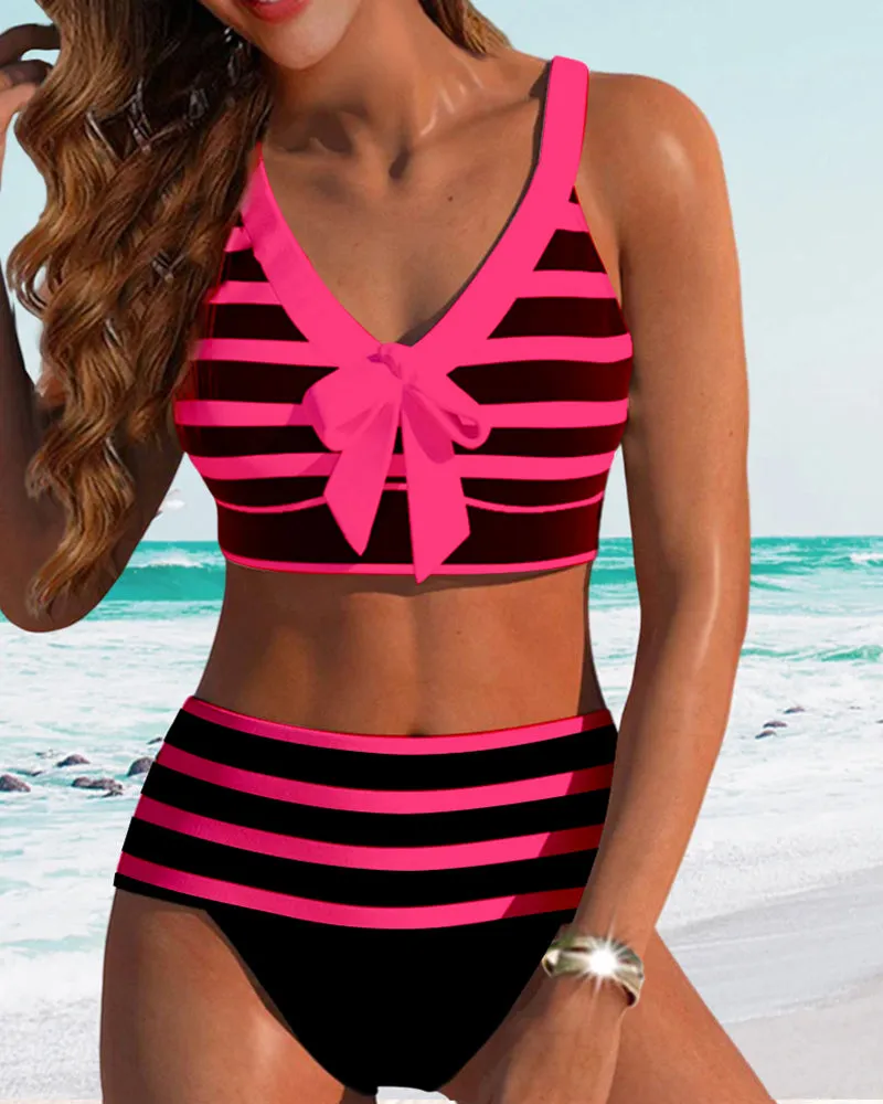 Sylis | Waisted | Striped Bikinis