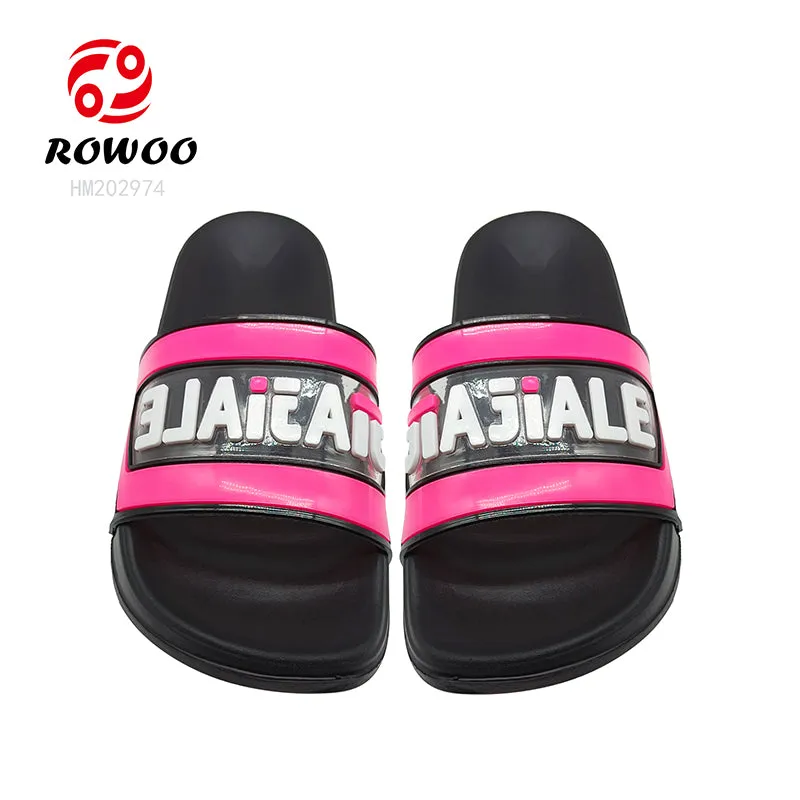Unisex Slide Slippers Women Custom Logo