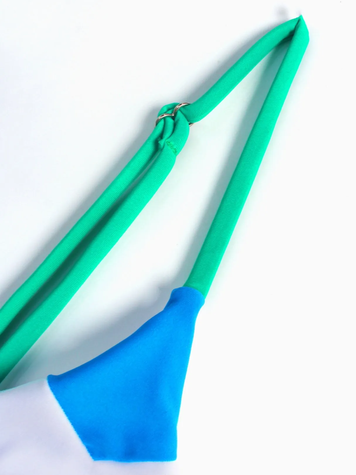 Wholesale Green Spaghetti Strap 2 Piece Bikinis