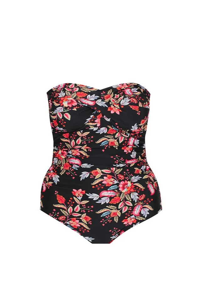 Wildberries Twist Front Bandeau One Piece