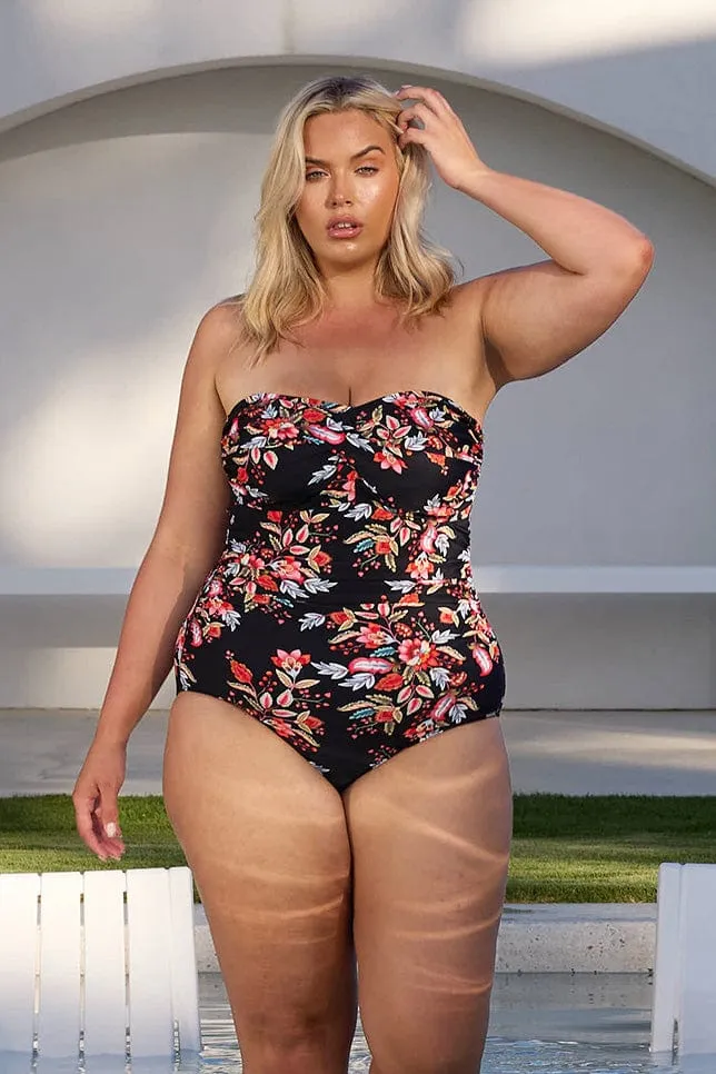 Wildberries Twist Front Bandeau One Piece
