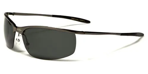 X-Loop Metal Polarised Semi-Rimless Driving Fishing sunglasses