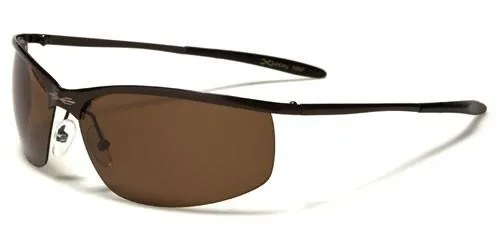 X-Loop Metal Polarised Semi-Rimless Driving Fishing sunglasses