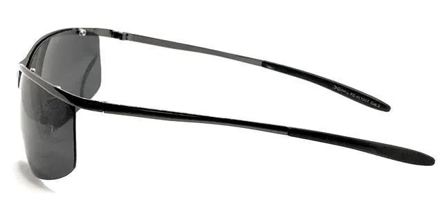 X-Loop Metal Polarised Semi-Rimless Driving Fishing sunglasses