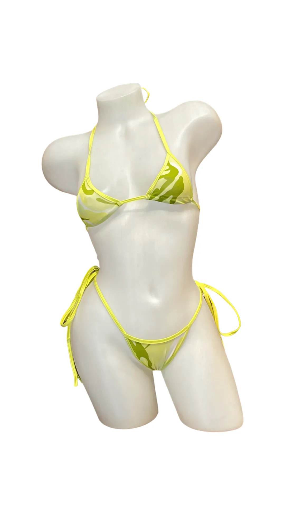 X9 Bikini: Citrus Camo (Thong Bottoms)